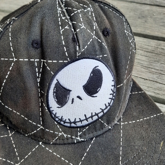 Disney The Nightmare Before Christmas faded black snapback trucker hat - Picture 2 of 10